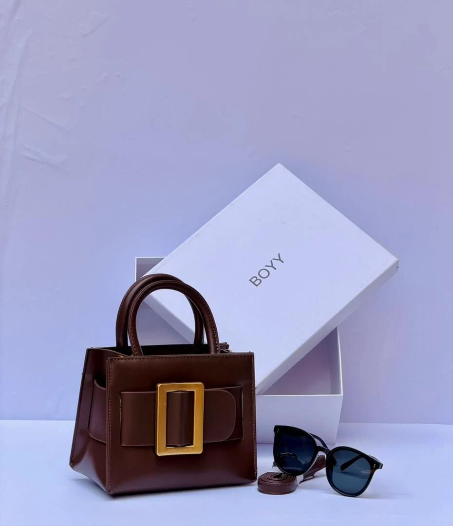 Genuine Boyy leather bag plus spectacle image 1
